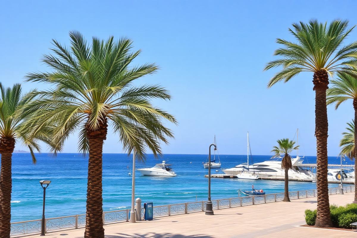 Παραλιακός πεζόδρομος Λάρνακας — Sandy Beach Hotel, Λάρνακα, Κύπρος