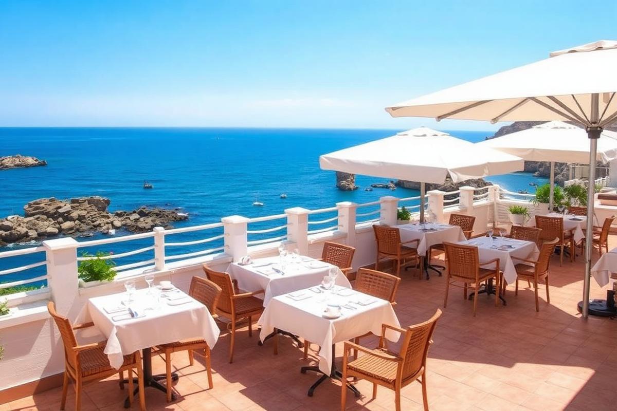 Εστιατόριο με θέα — Sandy Beach Hotel, Λάρνακα, Κύπρος